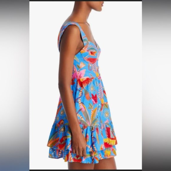 NEW Farm Rio Macaw Party Mini Dress size S #2909 - Picture 3 of 11